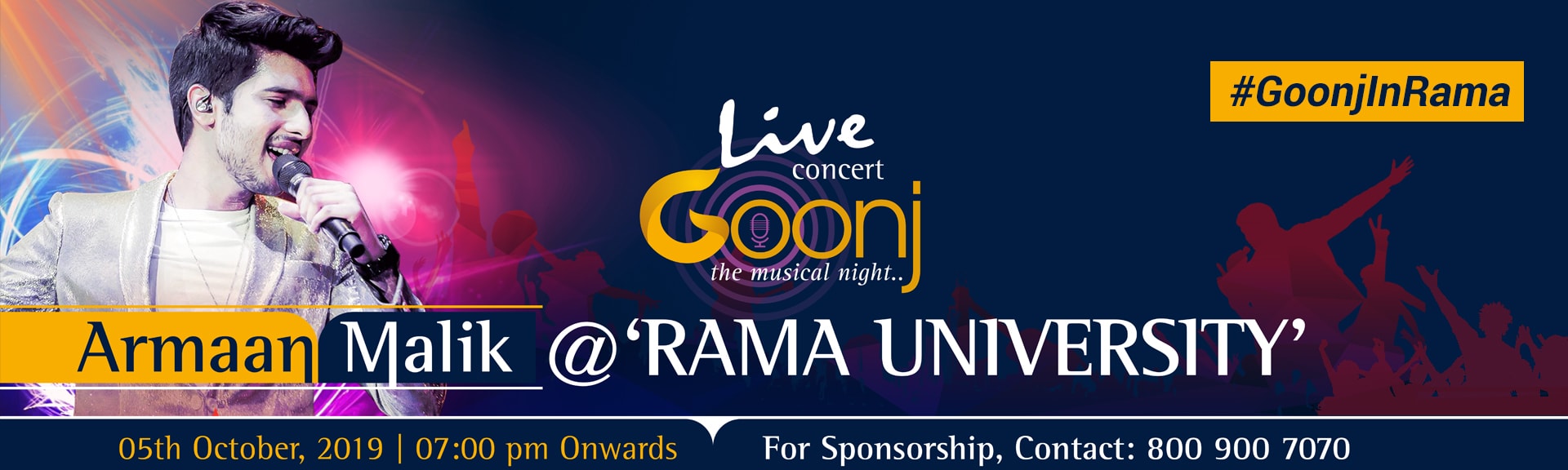 Armaan Malik at Rama University
